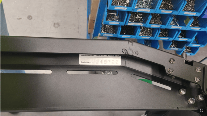 GearForce Tub Platform Serial Number