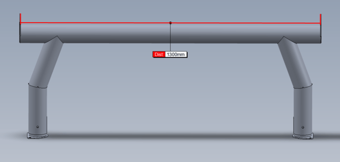 Removable Rear Ladder Rack to suit Load Lid-12