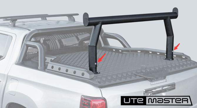 Removable Rear Ladder Rack to suit Load Lid-2
