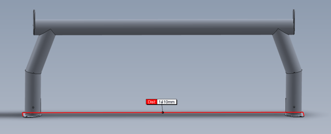 Removable Rear Ladder Rack to suit Load Lid-4