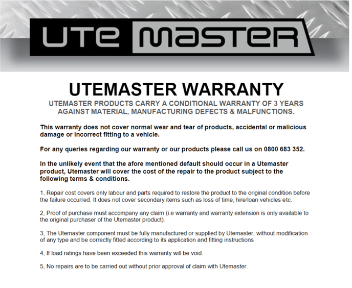 Utemaster Warranty Terms-1